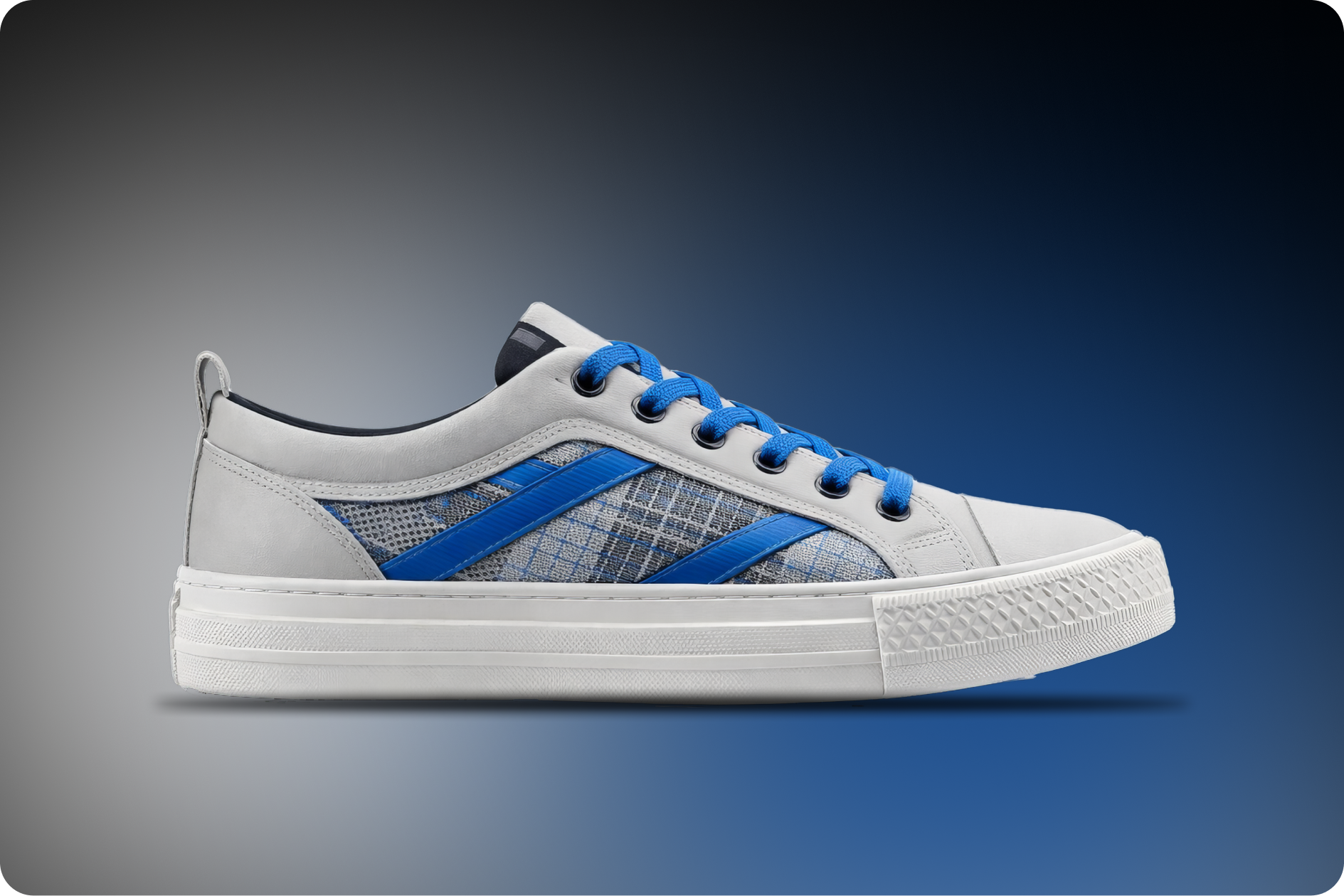 Harbor - White Electric Blue